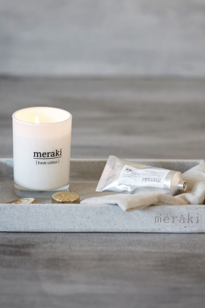Meraki | Fresh cotton illatgyertya | Scented candle fresh cotton | Home of Solinfo