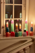 HAY | Pillar piros gyertya XL  | Pillar candle red XL | Home of Solinfo
