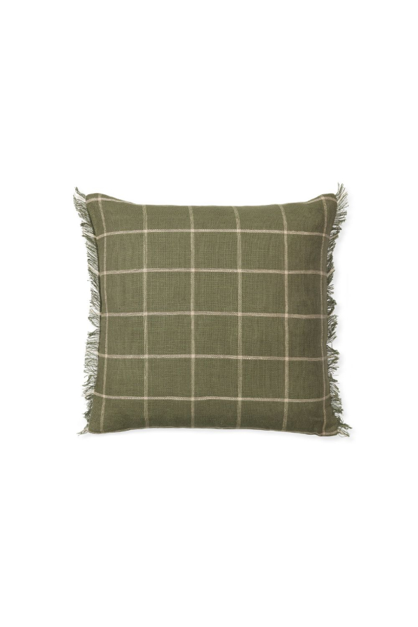 ferm living | Calm zöld párna | Calm Cushion Green | Home of Solinfo