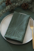 Novoform | Stars zöld asztalterítő | Stars tablecloth spruce green | Solinfo Shop