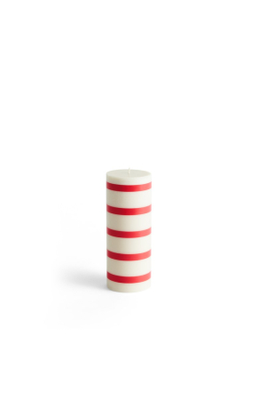 HAY | Column piros gyertya | Column candle red | Home of Solinfo