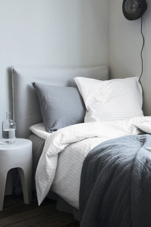 byNord | Dagny fehér ágynemű | Dagny bed linen, snow w. ocean | Solinfo Shop