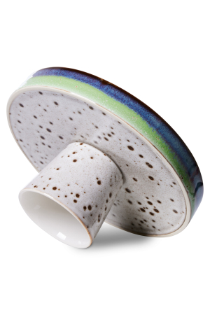 HKLiving | 70's Ceramics tálaló | 70's Ceramics bowl on base| Home of Solinfo