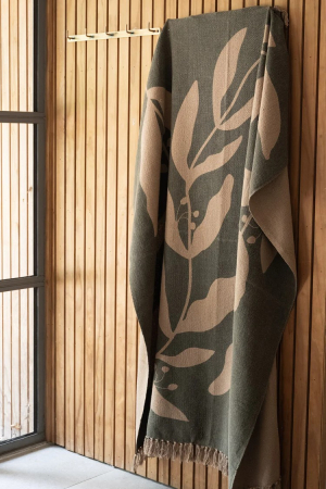 Bloomingville | Geneva zöld pléd | Geneva throw, green | Home of Solinfo