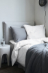 byNord | Dagny fehér párnahuzat 60 cm | Dagny pillowcase, snow-ocean 60 cm | Solinfo Shop