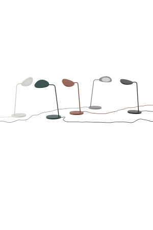 Muuto | Leaf sötétzöld asztali lámpa | Leaf dark green table lamp | Home of Solinfo