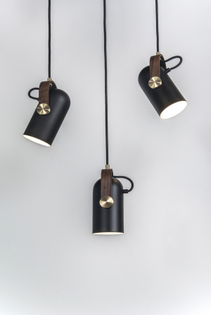 Le Klint | Carronade fekete közepes függeszték | Carronade Pendant Medium Black | Home of Solinfo
