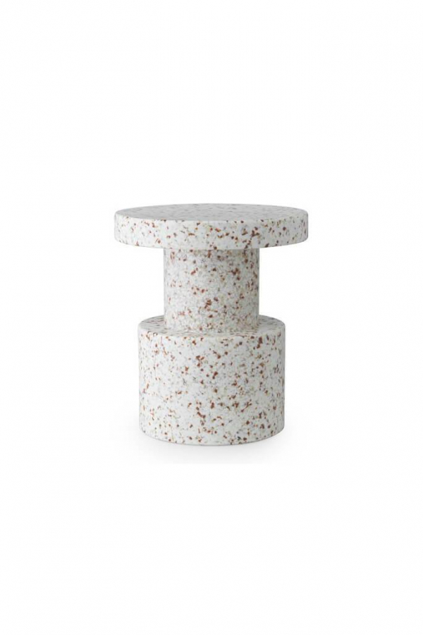 Normann Copenhagen | Bit fehér lerakóasztal | Bit stool white | Solinfo Shop