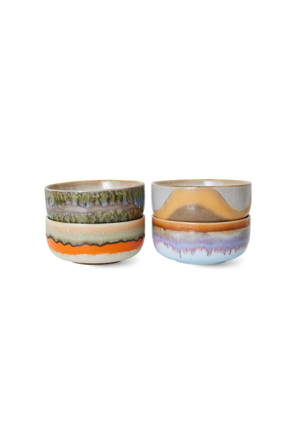 HK living | 70's Ceramics Reef desszertes tányér szett | 70's Ceramics dessert bowls Reef | Home of Solinfo