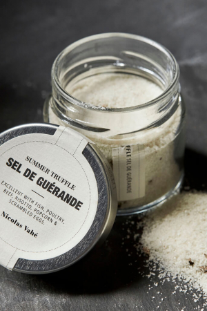 Nicolas Vahé | Guérande tengeri só nyári szarvasgombával |Guérande Salt with Summer Truffle | Home of Solinfo