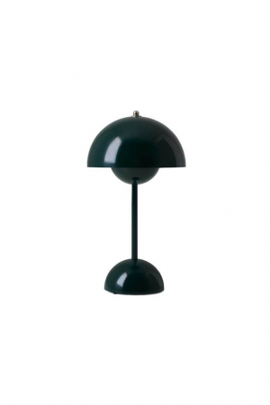 &Tradition | VP9 Flowerpot sötétzöld hordozható lámpa | VP9 Flowerpot portable lamp, dark green | Solinfo Shop