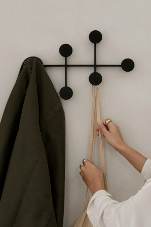 Menu | Afteroom fekete kabátakasztó | Afteroom coat hanger black | Home of Solinfo