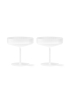 ferm LIVING | Ripple Frosted pezsgőspohár szett | Ripple Champagne Glasses Frosted | Home of Solinfo