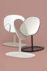Normann Copenhagen Flip tükör fehér, fekete, bézs, Javier Moreno, Flip mirror white, black, beige | Solinfo Shop