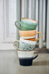 HKliving | 70s Ceramics cappuccino bögre szett | 70s Ceramics cappuccino mug set | Solinfo Shop