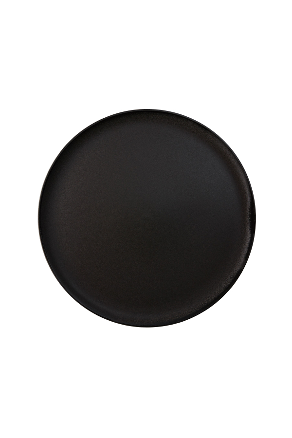 Aida | RAW fekete lapostányér | RAW Titanium Black - dinner plate | Home of Solinfo