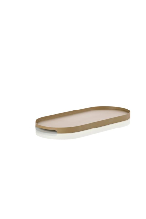 Zone Denmark |Singles khaki ovális tálca | Singles Tray Khaki | Home of Solinfo