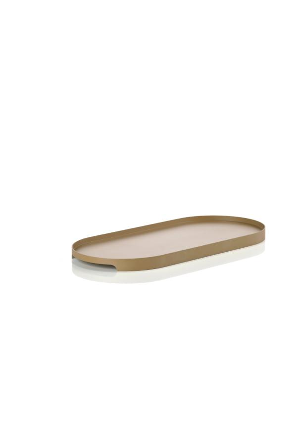 Zone Denmark |Singles khaki ovális tálca | Singles Tray Khaki | Home of Solinfo