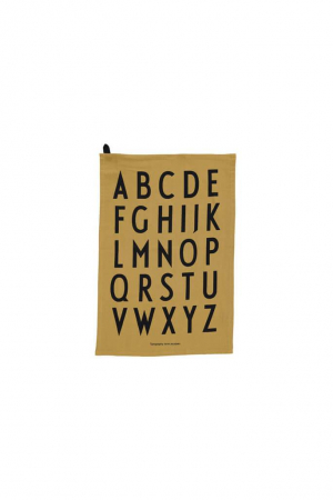 Design Letters | Classic sárga konhyaruha | Classic tea towel honey | Solinfo Shop