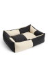 HAY | L fekete-fehér kutyaágy | Dogs Bed-Large-Black, white| Home of Solinfo