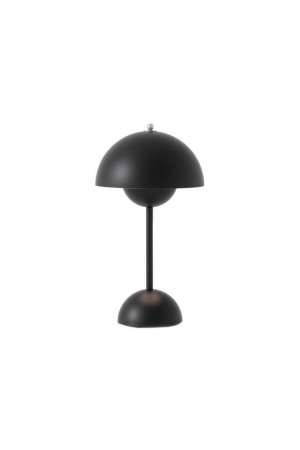 &Tradition | VP9 Flowerpot matt fekete hordozható lámpa | VP9 Flowerpot portable lamp, matt black | Solinfo Shop