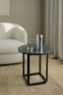 New Works |Florence Black Marquina lerakóasztal Ø50| Florence Side Table Ø50 | Home of Solinfo