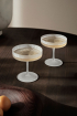 ferm LIVING | Ripple Frosted pezsgőspohár szett | Ripple Champagne Glasses Frosted | Home of Solinfo