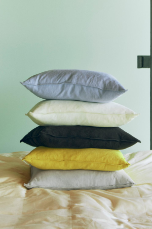 HAY | Lenvászon szürke párna | Linen Cushion-60 x 60-Sky grey | Home of Solinfo