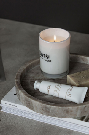 Meraki | Bézs tálca ø25 | Beige tray ø25 | Home of Solinfo
