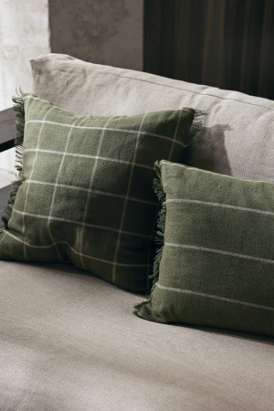 ferm living | Calm olivazöld  párna | Calm Cushion Olive | Home of Solinfo