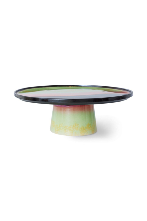 HKliving | 70'S Ceramics Licorice tálaló M | 70S CERAMICS: PLATEAU M, LICORICE | Home of Solinfo