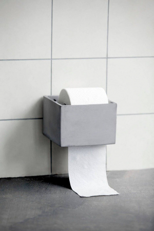 House Doctor | Cement wc-papír tartó | Toilet paper holder, cement | Solinfo Shop