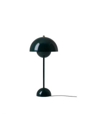 &Tradition | VP3 Flowerpot sötétzöld asztali lámpa | VP3 Flowerpot table lamp, dark green | Solinfo Shop