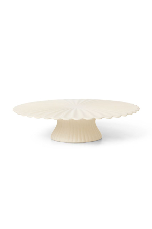 ferm LIVING |Fountain kínáló tál | Fountain Cake Stand Off-white | Home of Solinfo