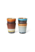 HKliving | 70s Ceramics Solar ristretto csésze szett | 70s Ceramics Solar Ristretto Mug Set of 4 | Home of Solinfo