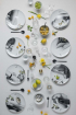 Ibride | Parnasse Automne tányér szett | Parnasse Automne plate set 27 cm | Solinfo Shop