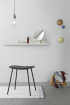 Muuto | Folded szürke polc 63 x 16,5 cm | Folded grey shelves 63 x 16,5 cm | Home of Solinfo