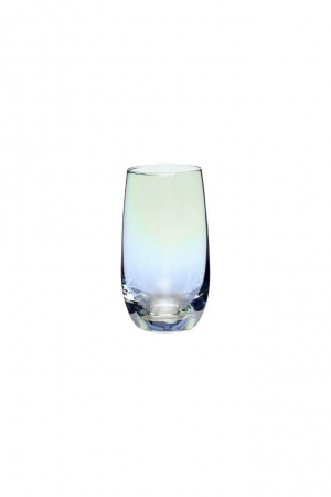 Hübsch | Irizáló vizespohár, magas | Iridescent drinking glass | Solinfo Shop