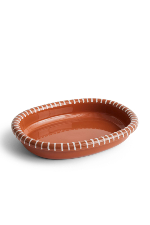 HAY | Barro barna ovális tál L | Barro Natural Oval Dish L | Home of Solinfo