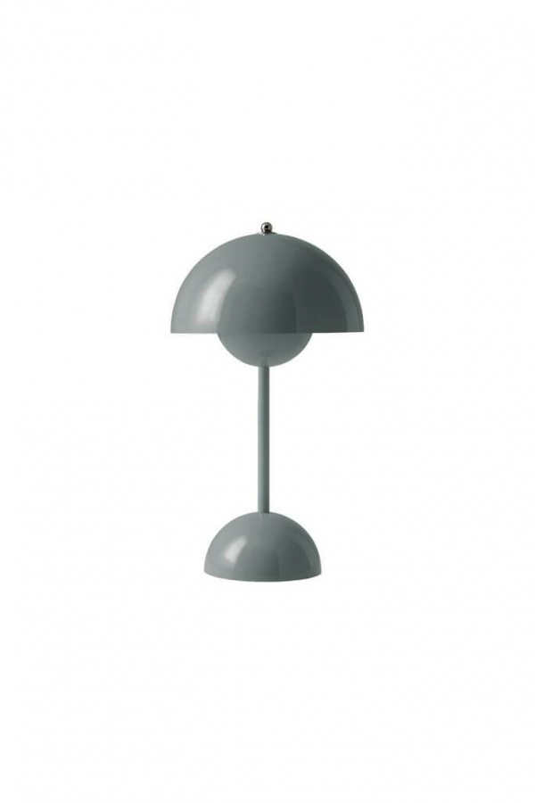 &Tradition | VP9 Flowerpot szürkéskék hordozható lámpa | VP9 Flowerpot portable lamp, stone blue | Solinfo Shop