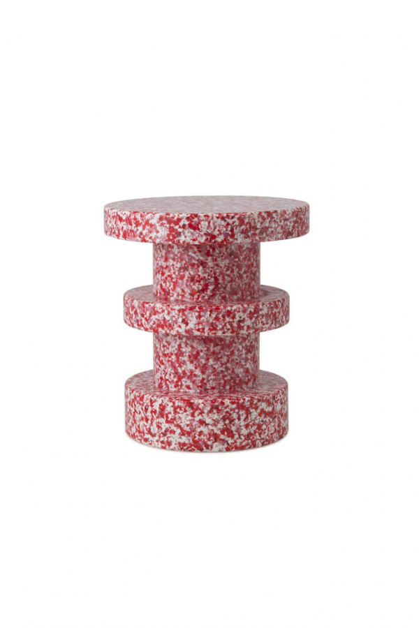 Normann Copenhagen | Bit piros ülőke| Bit Stack red stool| Home of Solinfo