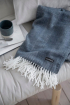 Novoform | Skagen takaró, sötétkék | Skagen blanket, dark blue | Solinfo Shop