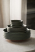ferm living | Serena tál- 18 cm | Serrena bowl 18 cm green | Home of Solinfo
