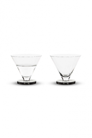 Tom Dixon Puck Cocktail pohár szett | Puck Cocktail Glasses x2 | Solinfo Shop
