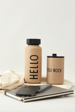 Design Letters Hello termosz | Thermo bottle Hello| Solinfo Shop