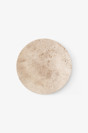 andtradition | Collect SC55 travertin tál | Collect Plate SC55, Unfilled Travertine | Home of Solinfo