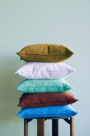 HAY | Lenvászon ég kék párna | Linen Cushion-50 x 50-Sky blue | Home of Solinfo