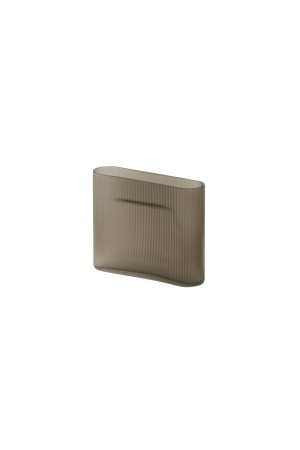 Muuto  | Ridge taupe üveg váza 16,5 | Ridge Vase Taupe Frosted Glass 16,5 | Home of Solinfo