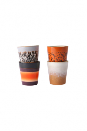 HKliving | 70s Ceramics ristretto csésze szett | 70s Ceramics ristretto mug set | Home of Solinfo