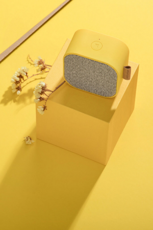 Kreafunk | aCube citromsárga hangszóró | aCube speaker fresh yellow | Home of Solinfo